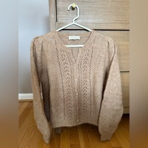 SÉZANE Égide Cardigan / Camel / Size M